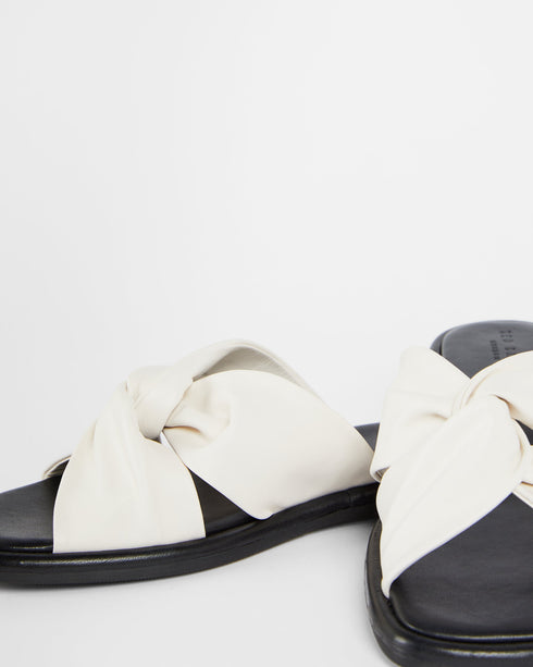 <P>Soft Leather Flat Sandal</P>